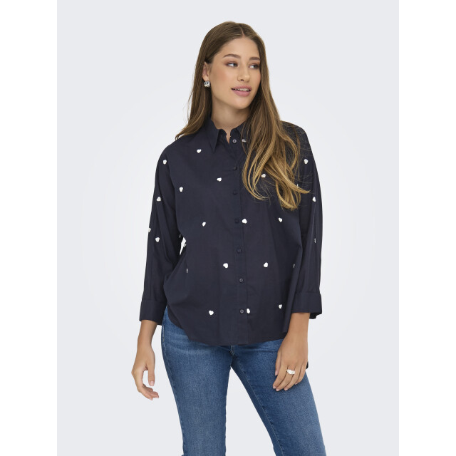 Only Onlnew lina grace ls emb shirt noos 15283743 large