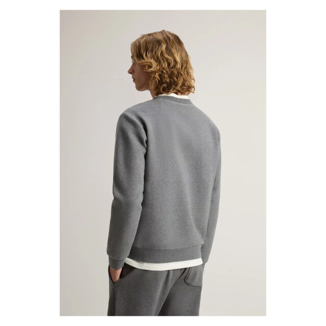 Woolrich Logo interlock crewneck cfwosw2000mrut5195 CFWOSW2000MRUT5195 large