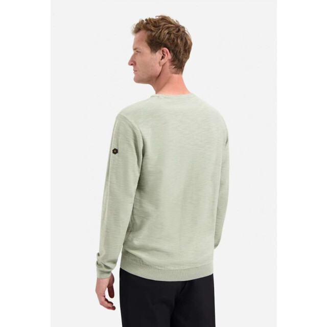 No Excess Pullover crewneck garment dyed + st smoke N2102-049 large