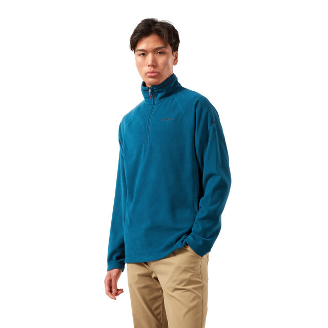 Craghoppers Heren corey vi half zip fleece top UTCG1466_poseidonblue large