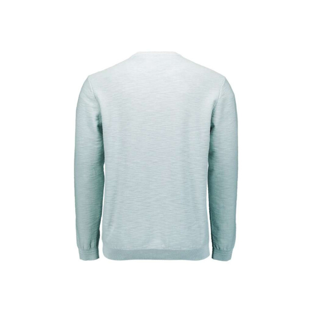 No Excess Pullover crewneck garment dyed + st dusty blue N2102-138 large