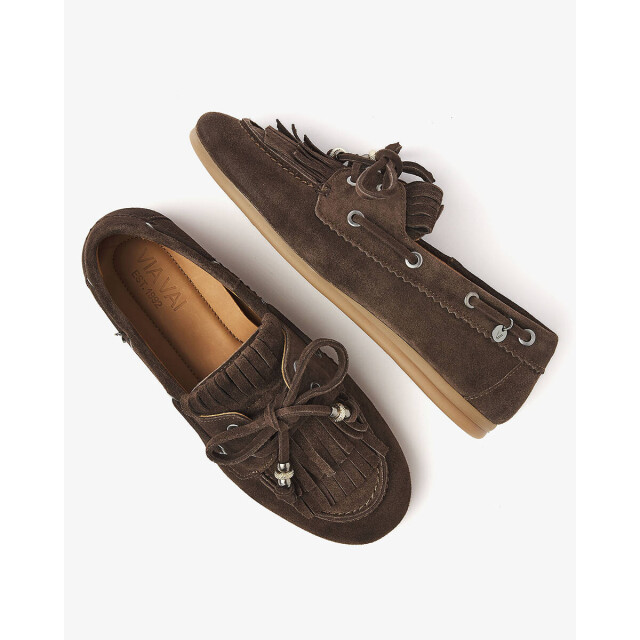 Via Vai VIA VAI Loafers 62374 JUNE LOUA Loafers Bruin VIA VAI Loafers 62374 JUNE LOUA large