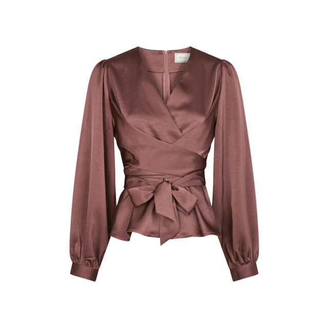 Neo Noir rista heavy sateen blouse 164803 393 dark rose 06615.625.0012 large