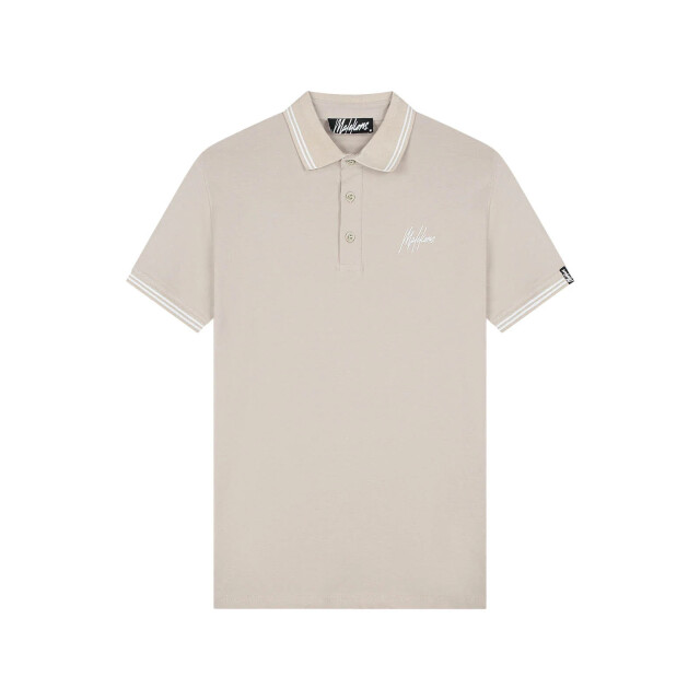 Malelions men signature polo mm2-aw25-03 099 sand 05311.820.0020 large