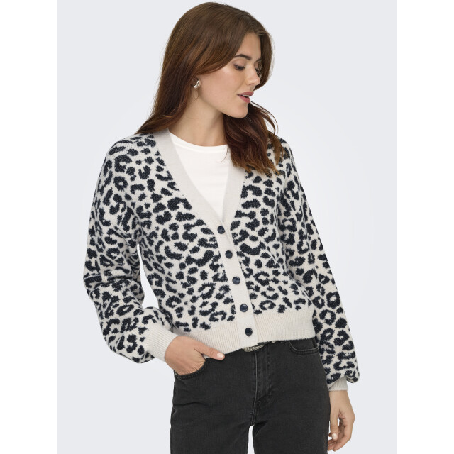 Jacqueline de Yong lorraine animal short cardigan k 15292883 - 06741.939.0007 large