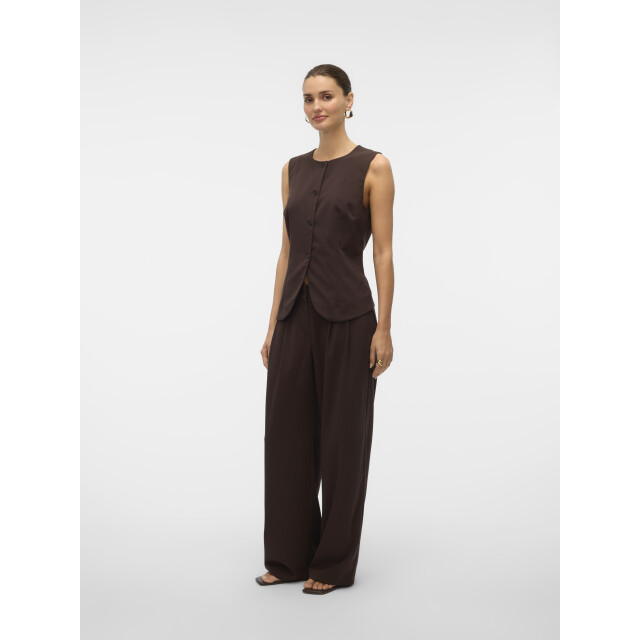Vero Moda vmsigga mw wide pant 10336315 chocolate torte 06541.880.0024 large