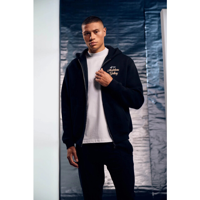 Malelions men gallery zip hoody mm2-aw25-33 900 black 05791.990.0001 large