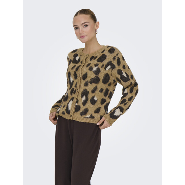 Jacqueline de Yong kayla life l/s jacq o-neck cardi 15359725 rubber 06741.980.0012 large