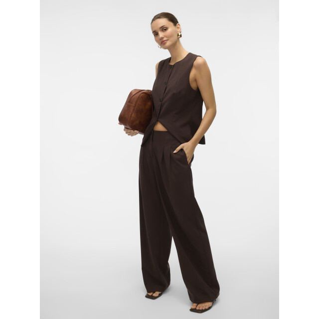 Vero Moda vmsigga mw wide pant 10336315 chocolate torte 06541.880.0024 large