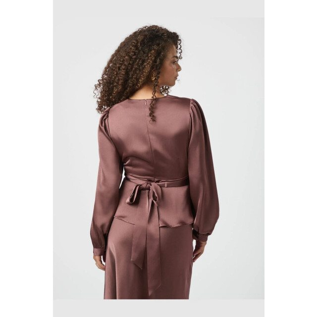 Neo Noir rista heavy sateen blouse 164803 393 dark rose 06615.625.0012 large