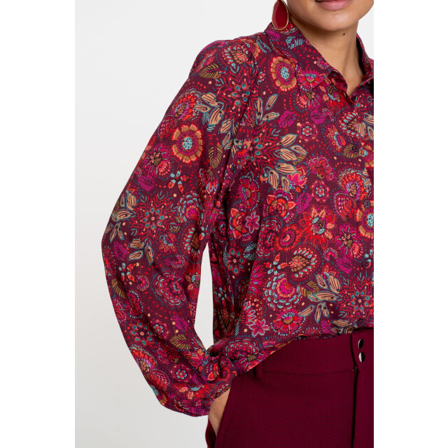 Geisha blouse print 53606-20 445 /red 06615.758.0002 large