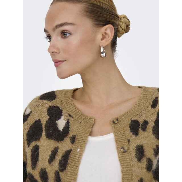 Jacqueline de Yong kayla life l/s jacq o-neck cardi 15359725 rubber 06741.980.0012 large