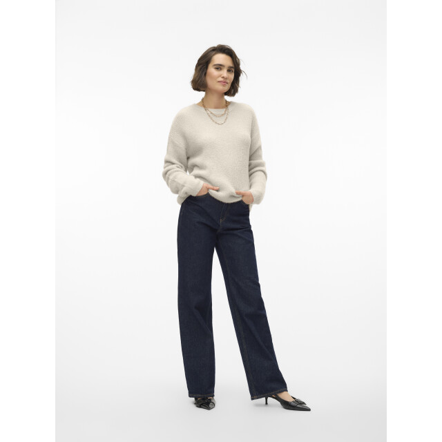 Vero Moda vmpuff ls o-neck pullover boo 10310876 birch 06712.198.0213 large