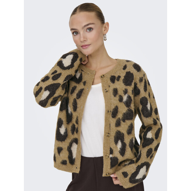 Jacqueline de Yong kayla life l/s jacq o-neck cardi 15359725 rubber 06741.980.0012 large