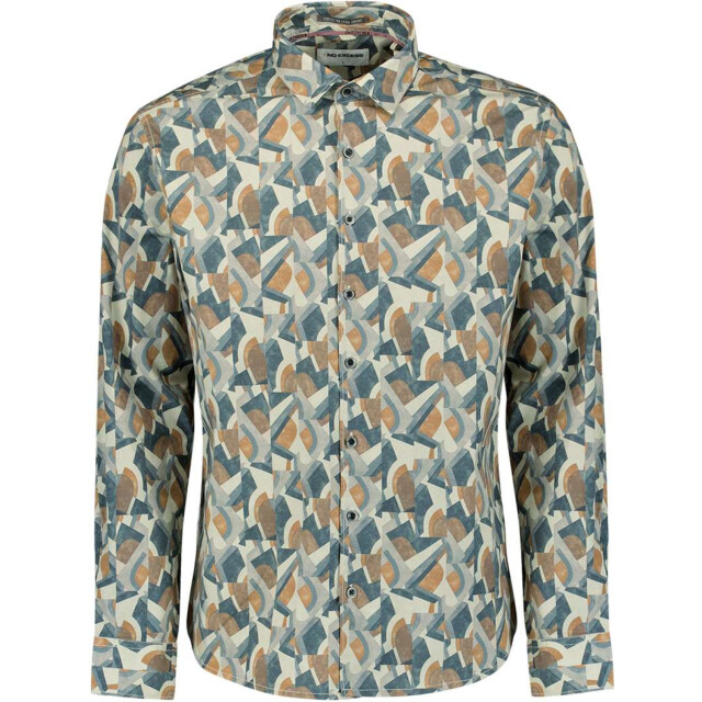 No Excess Shirt stretch allover printed night 29400937-078 large