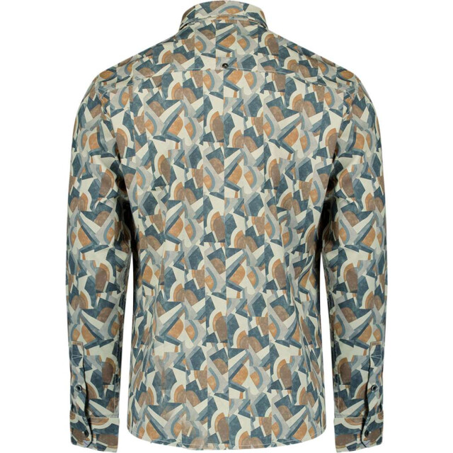No Excess Shirt stretch allover printed night 29400937-078 large