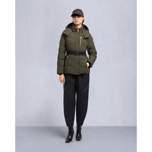 Moose Knuckles Women cambria jacket gold olive 159565640 large