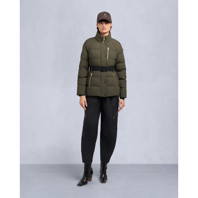 Moose Knuckles Women cambria jacket gold olive 159565640 large