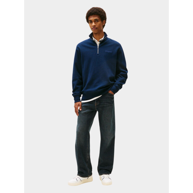 Tommy Hilfiger Half zip tjm rlx waffle script qrtr zi dm0dm21880/c1g 199185 large