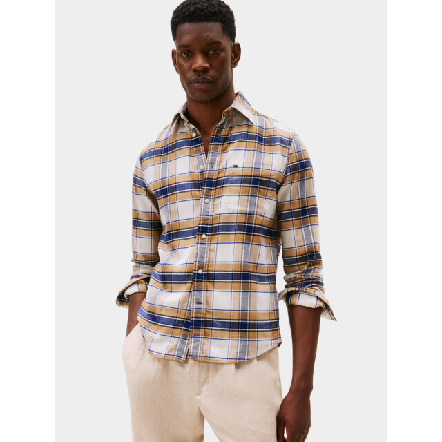 Tommy Hilfiger Casual hemd lange mouw hero flannel tartn chck rf sh mw0mw40473/0l0 199165 large