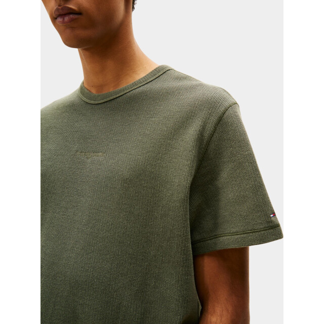 Tommy Hilfiger T-shirt korte mouw tjm slim waffle script tee dm0dm21778/mrh 199181 large