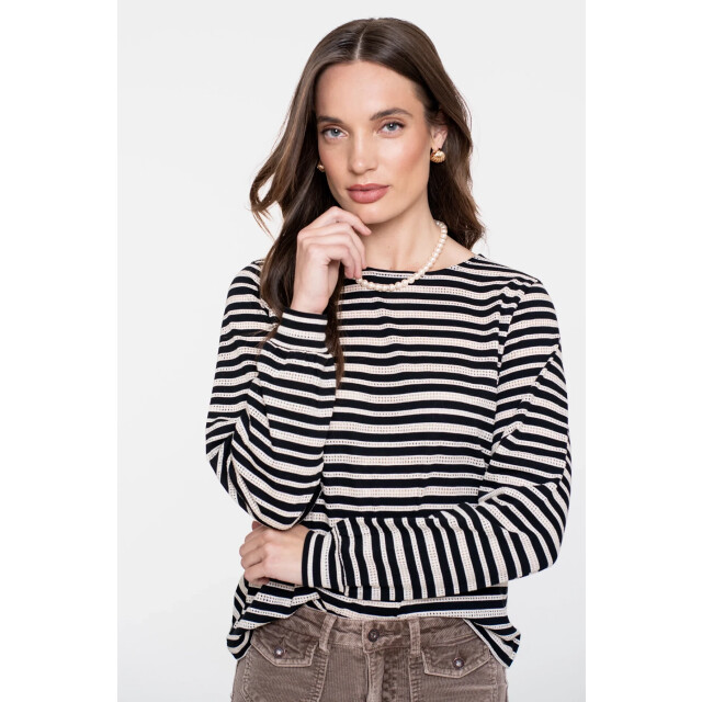 Geisha 52563-47 top striped ajour 52563-47 Top striped ajour large