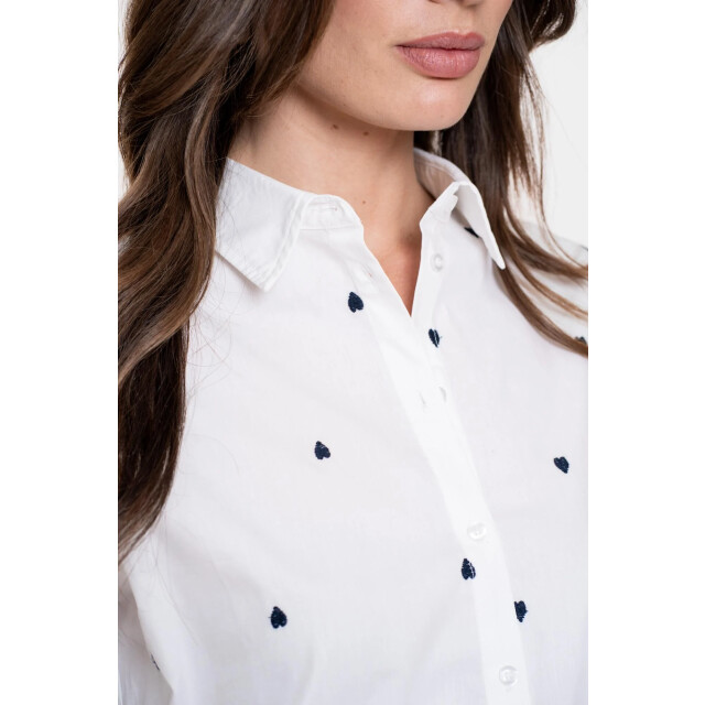 Geisha 53534-14 000 blouse hearts white/black 53534-14 000 large