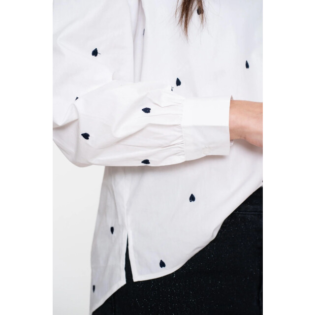 Geisha 53534-14 000 blouse hearts white/black 53534-14 000 large