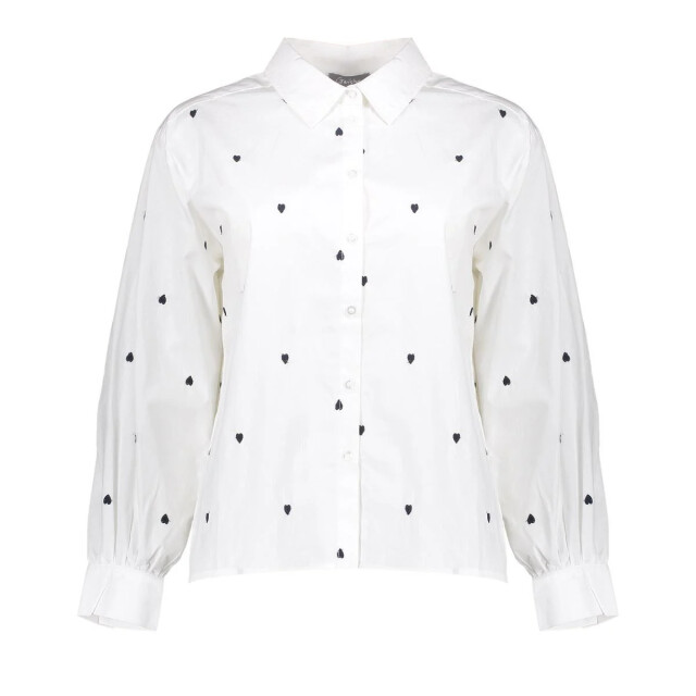 Geisha 53534-14 000 blouse hearts white/black 53534-14 000 large