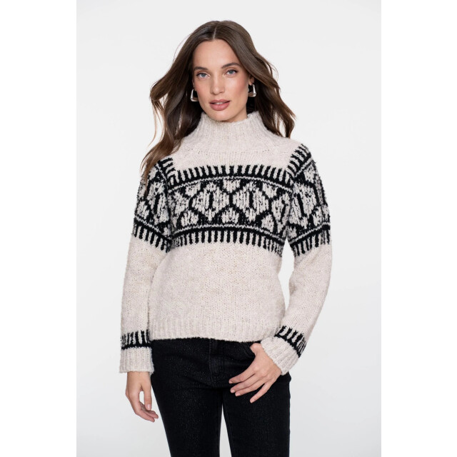 Geisha 54581-70 720 pullover nordic sand/black 54581-70 720 large