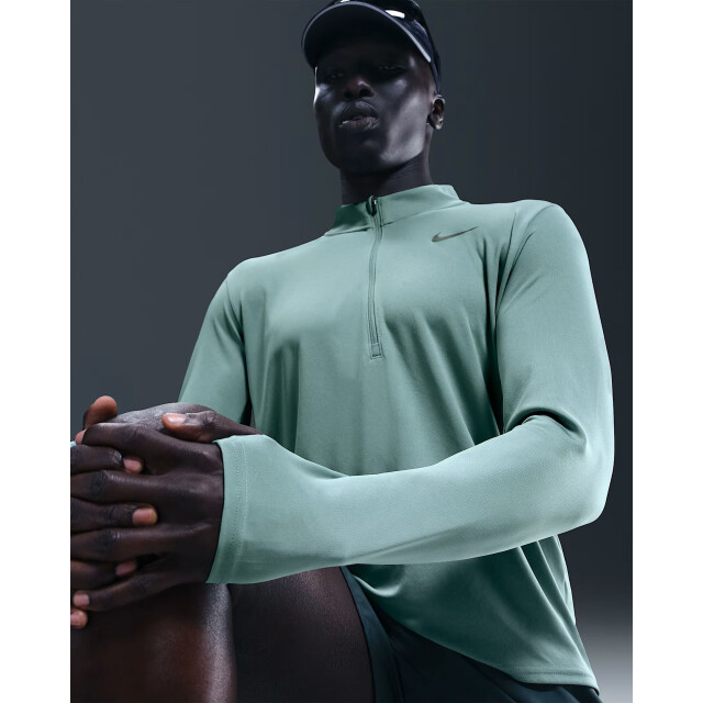 Nike pacer men's dri-fit 1/2-zip ru hardloop t-shirt lange mouw zomer heren - 072944_150-L large