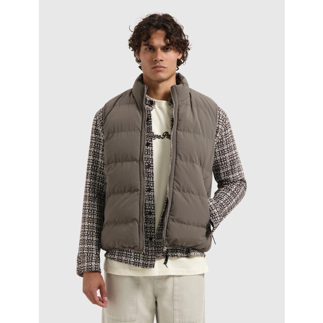 Pure Path Padded bodywarmer light brown 159778894 large