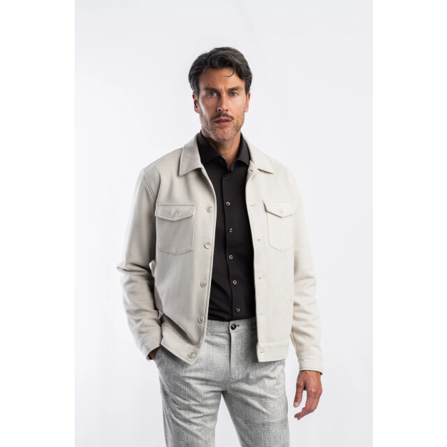 Blue Industry Het suède look overshirt | MILANOW25-M42 large