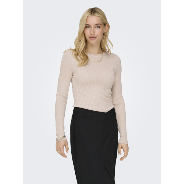 Jacqueline de Yong Jdyplum lurex ls o-neck pullover knt beige 4219.05.0045 large Jacqueline de Yong Jdyplum lurex ls o-neck pullover knt beige 4219.05.0045 large