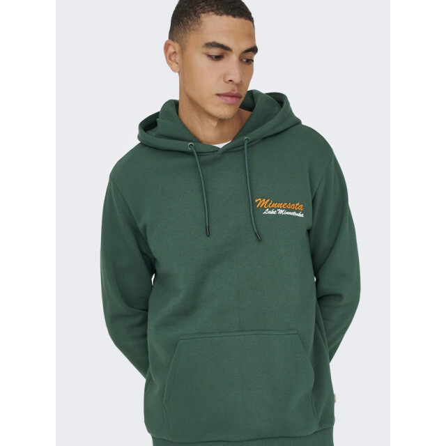 Only & Sons Onsceres kenny reg ls hoodie sweat - 5209.20.0006 large
