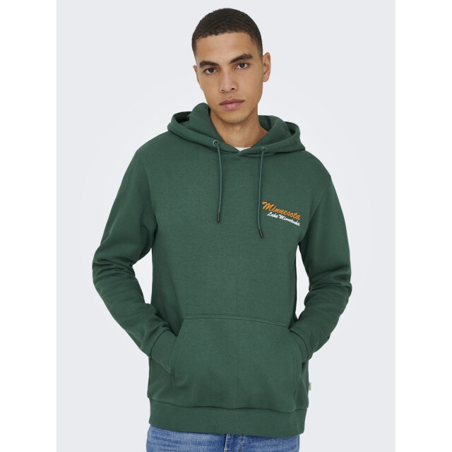 Only & Sons Onsceres kenny reg ls hoodie sweat - 5209.20.0006 large