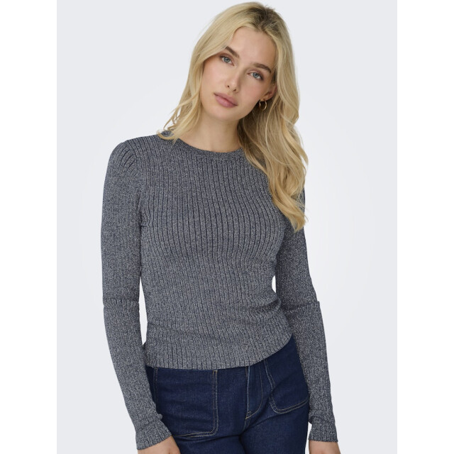 Jacqueline de Yong Jdyplum lurex ls o-neck pullover knt navy 4219.37.0029 large Jacqueline de Yong Jdyplum lurex ls o-neck pullover knt navy 4219.37.0029 large