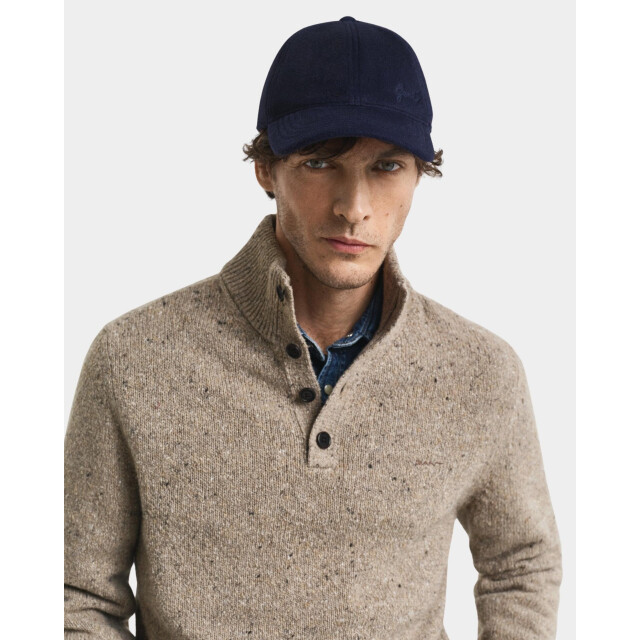 Gant Half zip wool blend neps half buttoned 8040232/295 199091 large