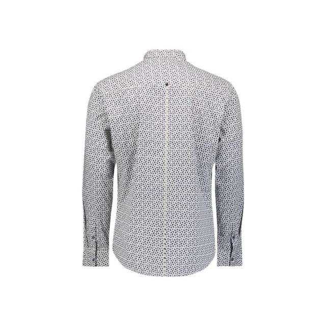 No Excess Shirt stretch allover printed dusty blue 29430921-138 large