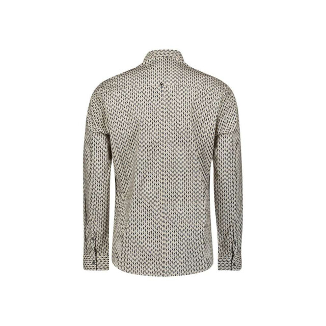 No Excess Shirt stretch allover printed white 29430922-010 large