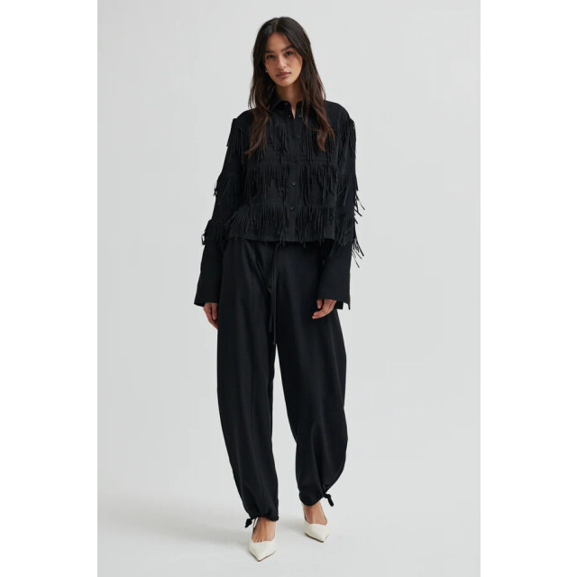 Second Female blouse lm dancing cropped shirt 8001 black 06615.990.0060 large