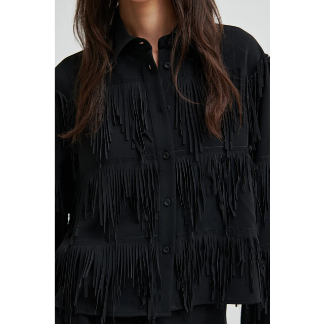 Second Female blouse lm dancing cropped shirt 8001 black 06615.990.0060 large