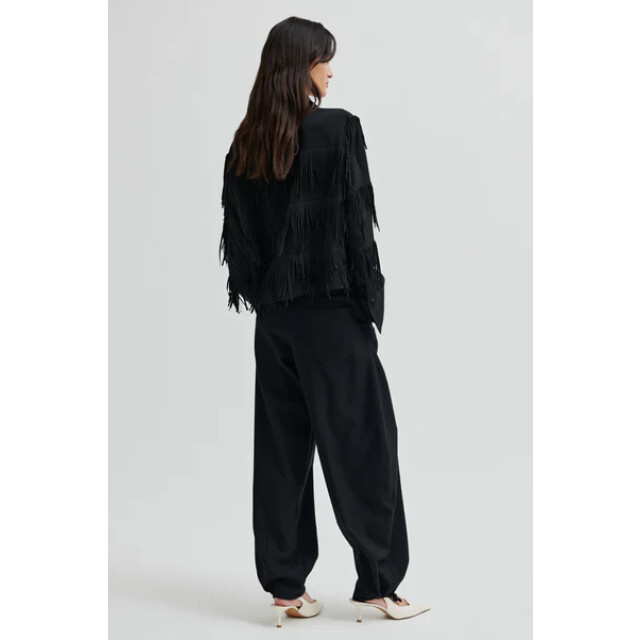 Second Female blouse lm dancing cropped shirt 8001 black 06615.990.0060 large