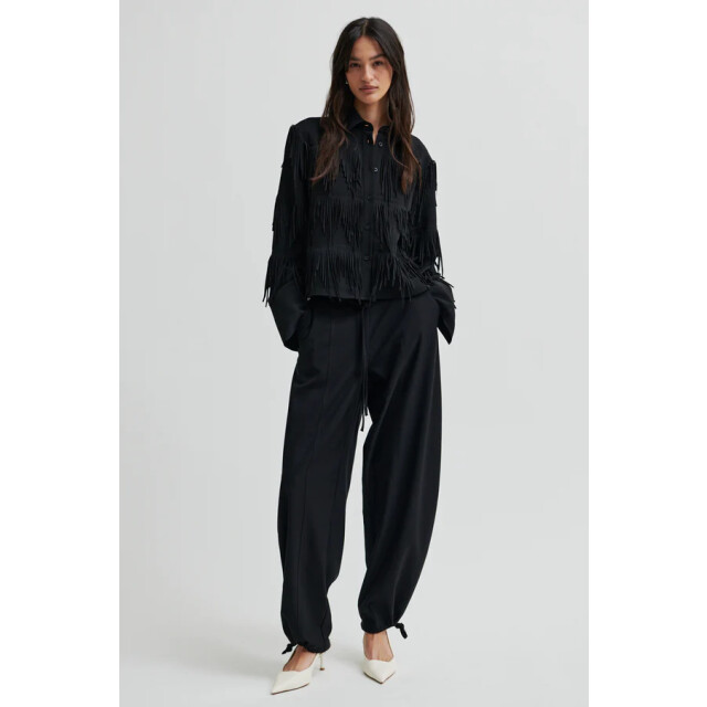 Second Female blouse lm dancing cropped shirt 8001 black 06615.990.0060 large