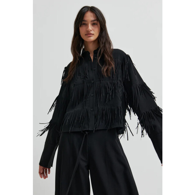 Second Female blouse lm dancing cropped shirt 8001 black 06615.990.0060 large