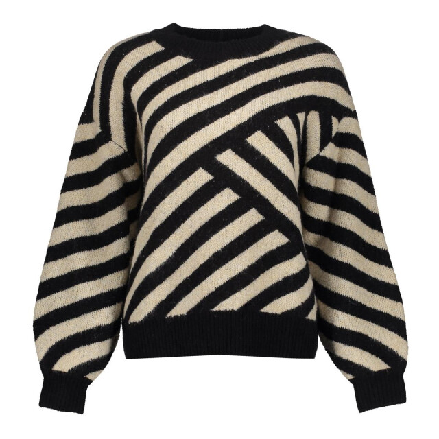 Geisha 54570-29 720 pullover stripes sand/black 54570-29 720 large Geisha 54570-29 720 pullover stripes sand/black 54570-29 720 large