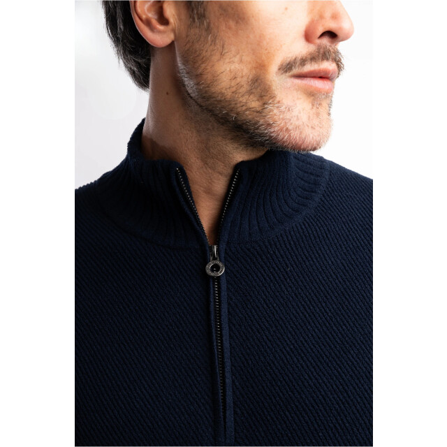 Blue Industry De chenille half-zip pullover | KBIW25-M16 large