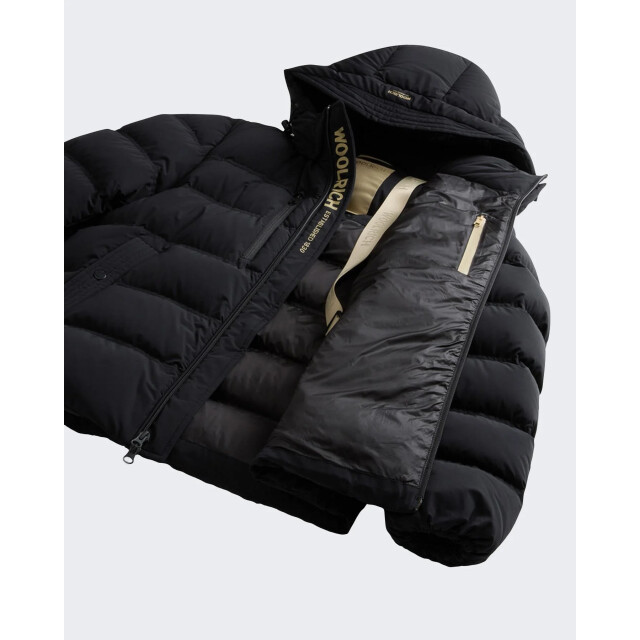 Woolrich Heren matt stretch puffer jacket CFWOOU2088MRUT3107-100 large