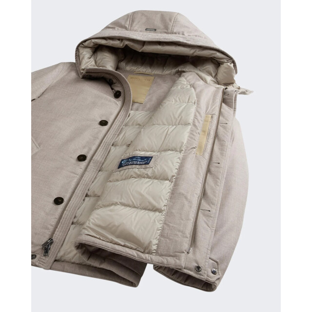 Woolrich Heren lp wool silk short parka CFWOOU2029MRUT2490-1869 large