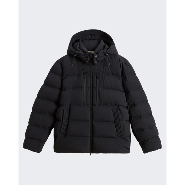 Woolrich Heren matt stretch puffer jacket CFWOOU2088MRUT3107-100 large